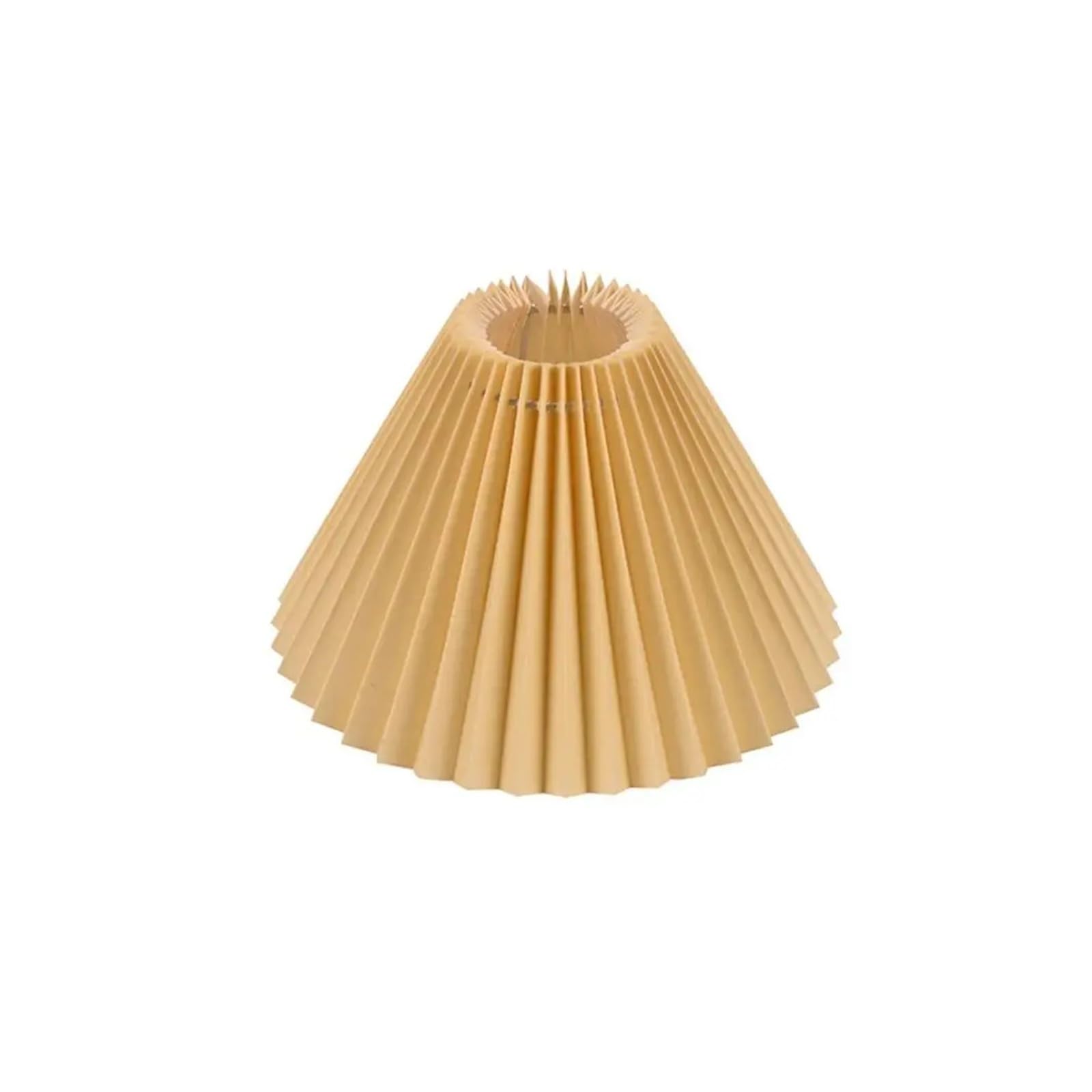 Luxemetals Dark Khaki Pleated Lampshade For E27 Bulbs - Minimalist Chandelier Cover For Home Decor(Dark Khaki)