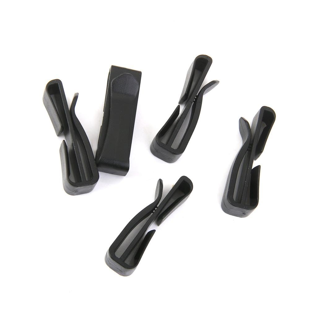 MERISHOPP 5pcs Webbing Clip Buckles For Backpack Adjusting Strap Black 38mm-image-35