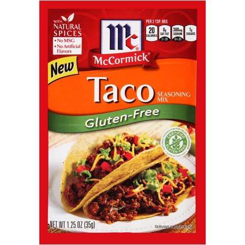 McCormick GLUTEN-FREE Taco Seasoning Mix 1.25oz (8 Pack) image 4