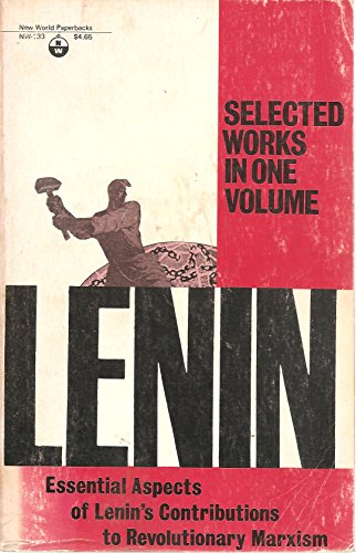 Selected works [of] V. I. Lenin;: One-volume ed... 0717803007 Book Cover