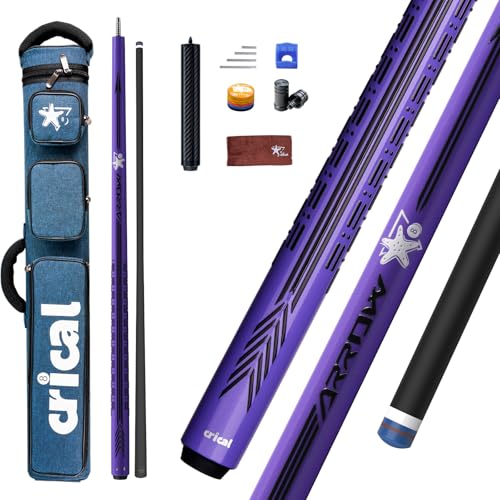 Set de taco de billar profesional de fibra de carbono 58"