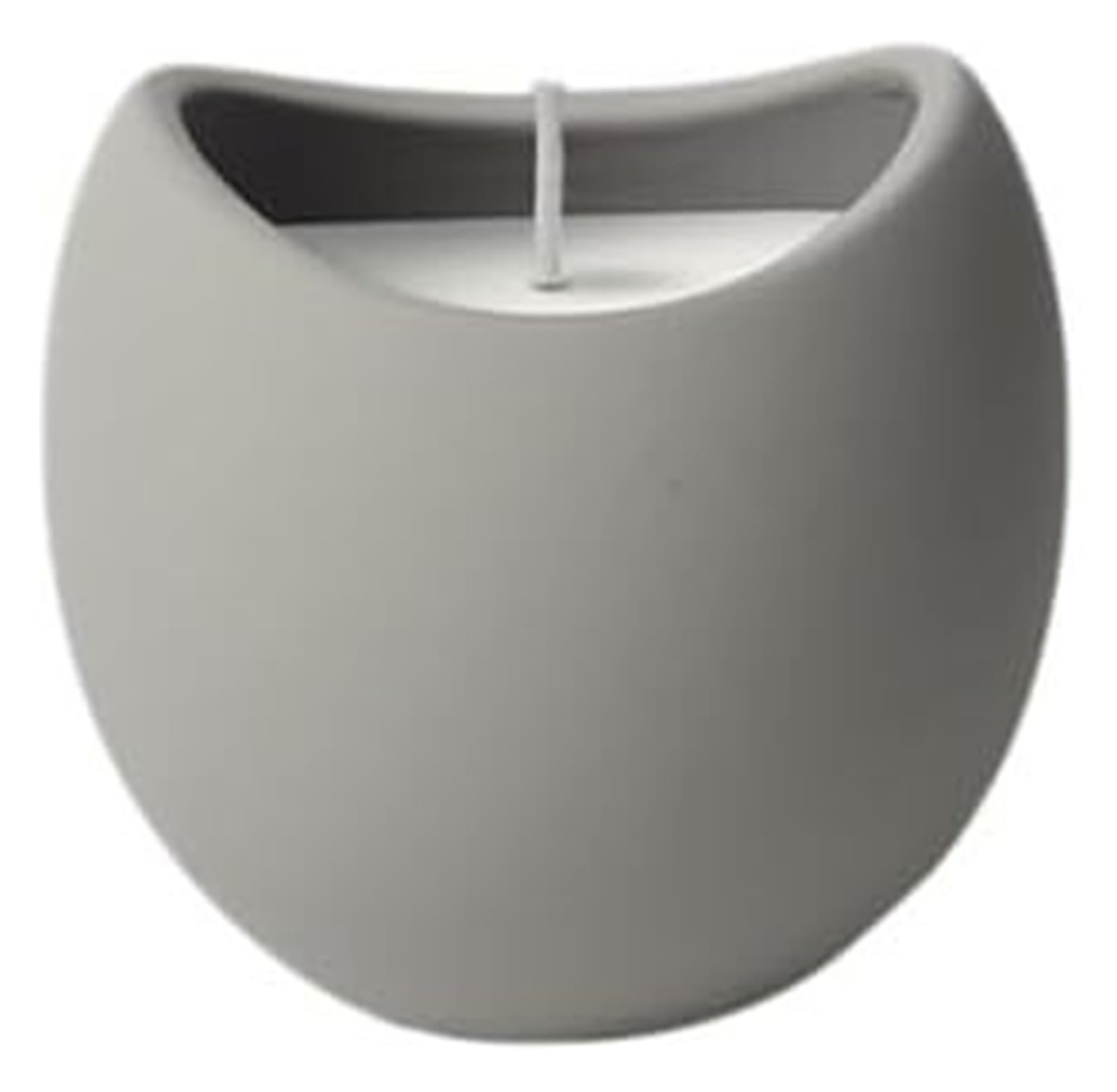 Ceramic candlestick, Ceramic Candlestick Holder Multicolor Metal Base(Gray 1)