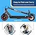 Hiboy 500W Peak Motor Electric Scooter, 19MPH, 22 Miles Long-Range, Foldable Commuter Electric Scooter Adults with Removable Battery, Dual Braking System & APP for Urban Travel