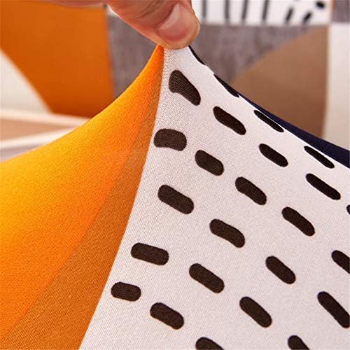 nordmiex Printeded Stretch Sofa Slipcover 1 Piece Elastic Polyester Spandex Couch Covers Universal Fitted Sofa Slipcover Furniture Protector,Stripe (Geometry, Futon Sofa)