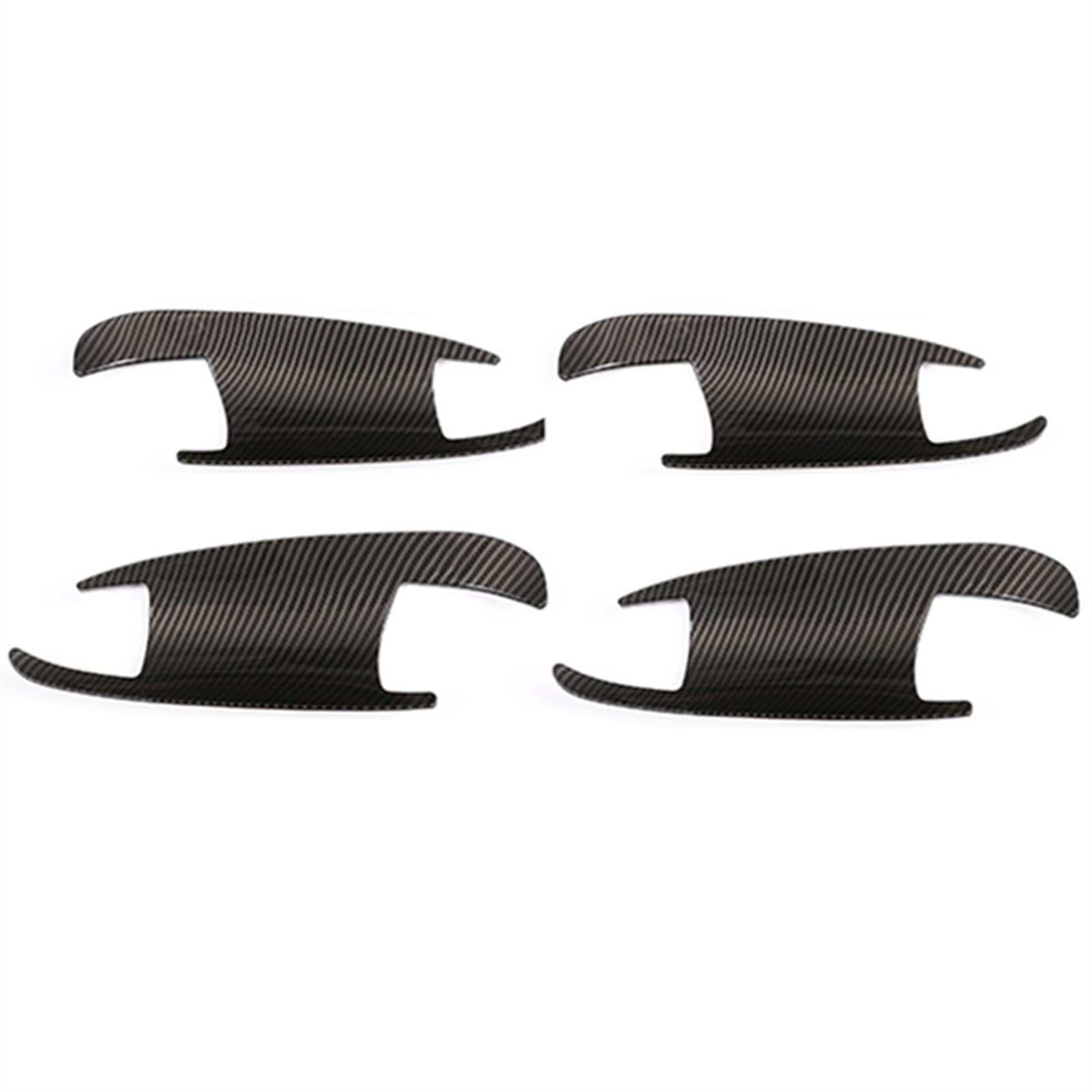 Fangziqq 2 For Benz C E Glk Ml Cla Class W166 W117 X204 W204 W21 W246 Carbon Texture Car Exterior Door Handle/Bowl Cover Trim Car Inner Door Handle(2)