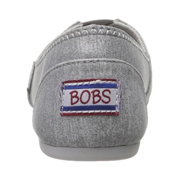 Skechers Women's Bobs Plush Express Yourself, Grey, 8.5 M US