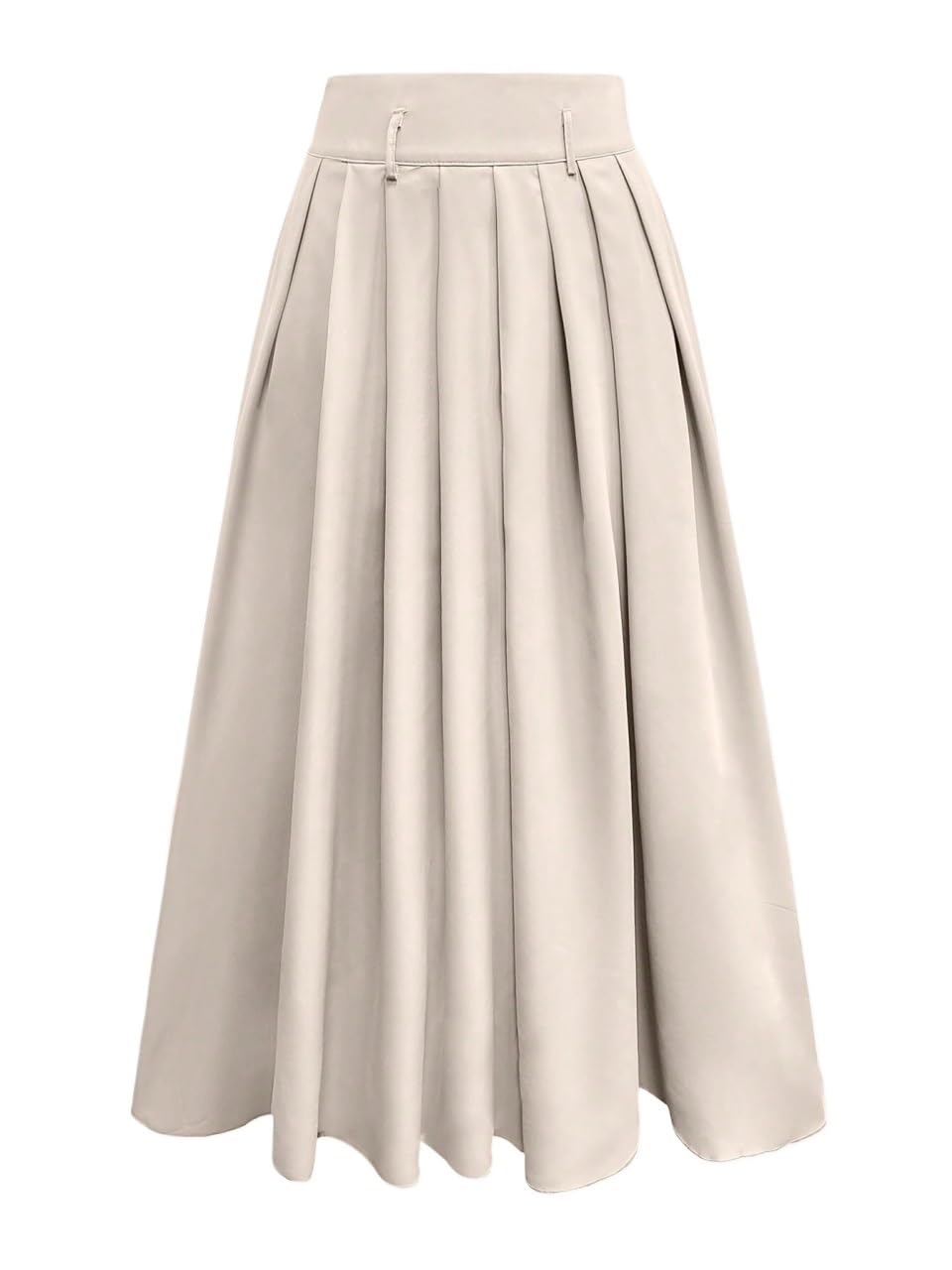 Womens Trendy Elegant Skirt Casual Solid Color High Waist Skirt