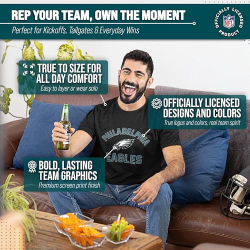 Image of NFL Gameday Cotton Blend T-Shirt for Men and Women - Licensed