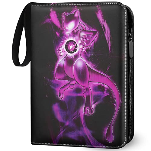 📚 Sammelkartenbinder Für 900 Karten – 50 Seiten (9 Taschen/Seite), Wasserdichtes PU-Material, Abnehmbare Hüllen, Mit Handschlaufe, Für MTG, YGO, Pokémon, Baseballkarten & Polaroid-Fotos