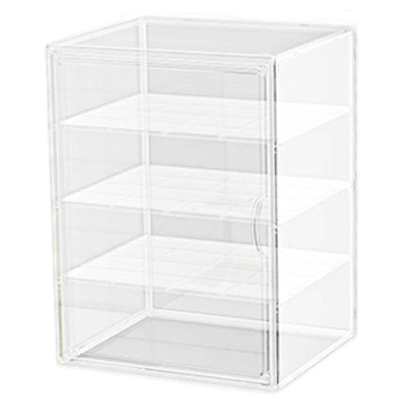 Ngbbby Transparent Pastry Display Case, 4 Layers Clear Bread Box, Bread Box For Kitchen Countertop, Cookie Stand With Removable Dividers For Kitchen Bakeries, 16X12x10in
