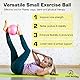 ProBody Pilates Ball, Kleiner Gymnastikball, 9-Zoll-Barre-Ball, Trainingsball für Stabilität, Barre, Bauch, Rumpf, Physio- und Physiotherapieball für das Fitnessstudio (Pink)