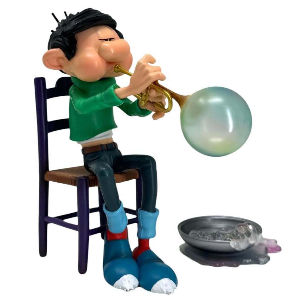 COLLECTOYS PLASTOY : GASTON - FIGURE - GASTON INVENTION: THE SOAP BUBBLE TRUMPET