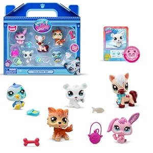Littlest Pet Shop – Winter Besties Collector Set – LPS Gen 7, Authentic Mystery Figures, Surprise Collectible Kidult Toy, Girls, Boys, Kids, Tweens Ages 4+
