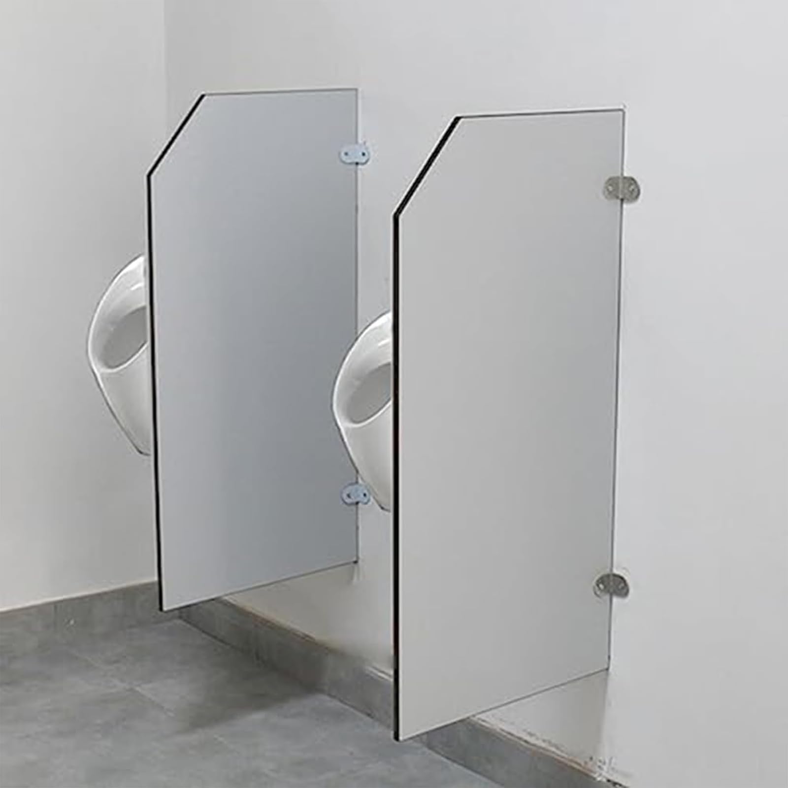 BKSXSOP WallMounted Urinal Divider Partitions for Men's Restrooms Waterproof HeavyDuty 3Pack White Toilet Baffles Ideal Privacy and SpaceSaving Solutions