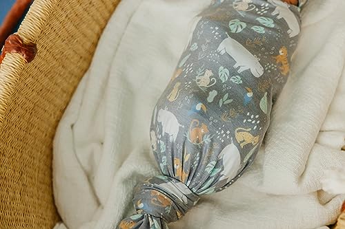 Image of Copper Pearl Swaddle Blankets for Newborns | Soft Stretchy Receiving Blankets for Boys and Girls | Large 46 x 46 Inch Baby Blankets | Lightweight and Breathable Swaddles | Bengal
