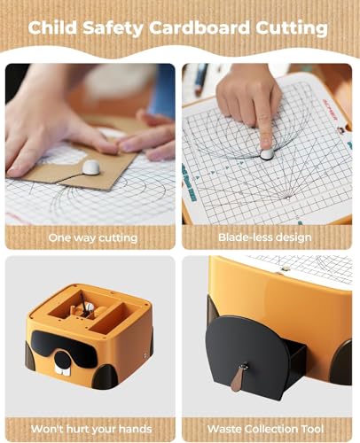 Image of BEAVERBOT STEM Cardboard Cutting Tool for Kids Classroom Maker Projects | Classroom STEM tool for building cardboard models, encouraging creativity, engineering skills and hands-on learning.