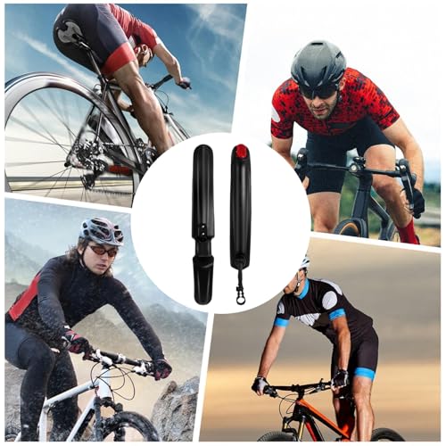 Guardabarros para bicicleta de carretera reflectante e impermeable ancho 4