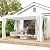 Outsunny 10' x 13' Louvered Pergola Hardtop Gazebo with Adjustable Aluminum Roof and Frame, Outdoor Pergola with Curtains and Netting, for Garden, Lawn, Backyard, and Deck, White