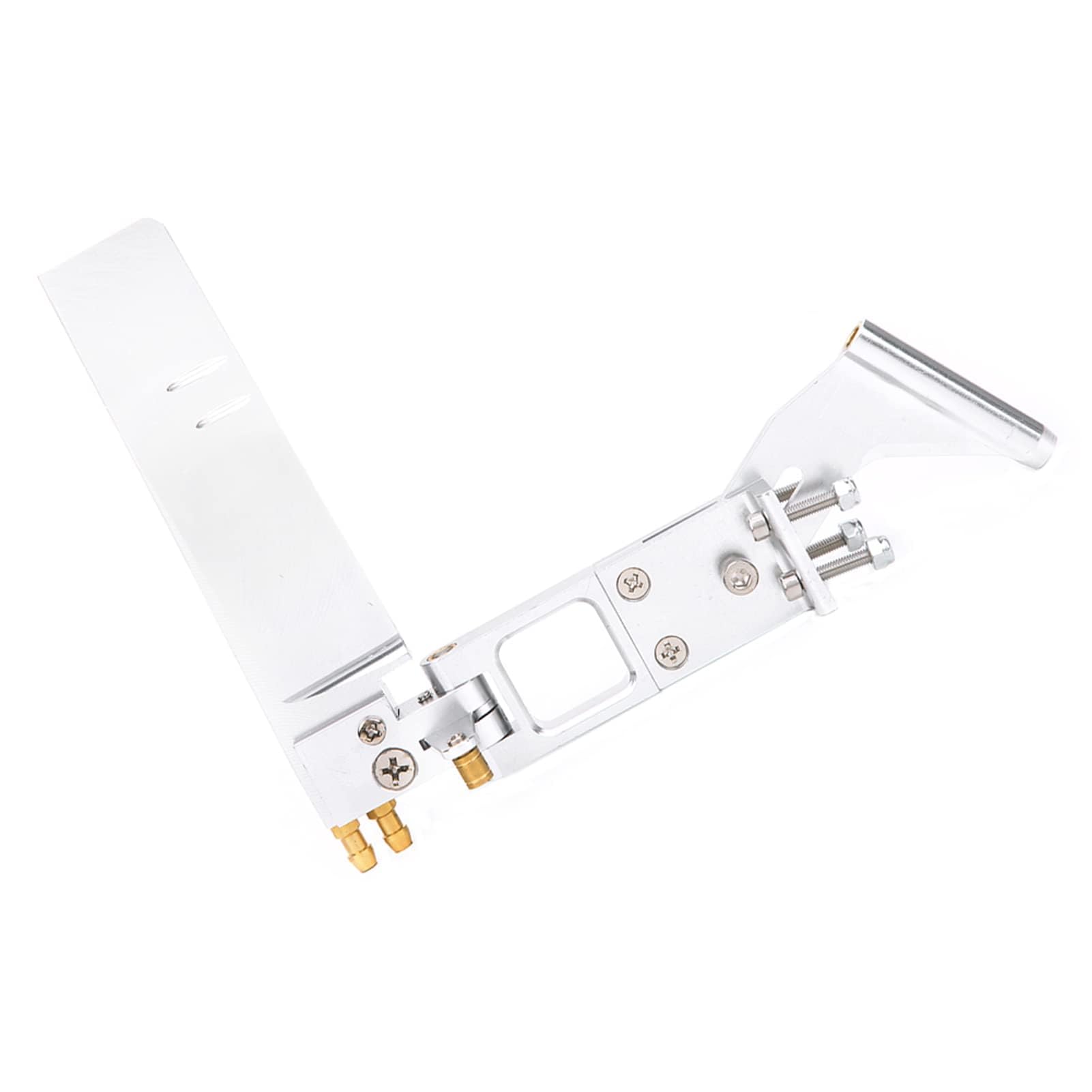 Agatige Conjunto De Timón De Barco RC, Eje Flexible De Aleación De Aluminio De 0,2 Pulgadas con Juego De Soporte Conjunto De Timón Integrado De 4,3 Pulgadas Piezas De Barco RC para El Sistema De Eje