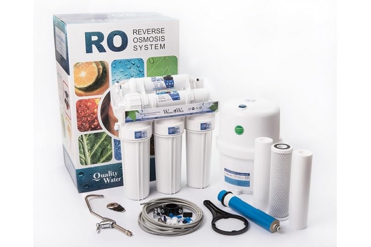 5-Stufen Umkehrosmose RO5: Wasserfilter mit Tank und Membrane