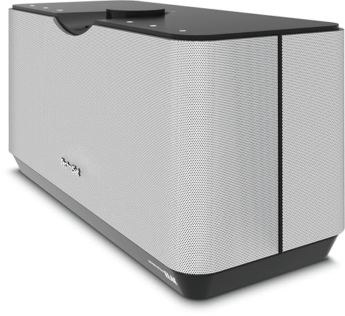 TechniSat AUDIOMASTER MR3 – 90 Watt ELAC WLAN-Lautsprecher und Internetradio (mit UPnP/DLNA Audiostreaming, Multiroom Speaker zum Abspielen von Internetradio, Spotify und Bluetooth) schwarz/silber – Bild 4