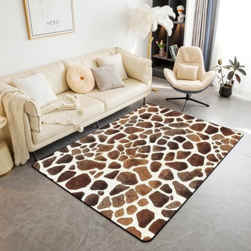 Tapete decorativo Feelyou 3x5 con diseño jirafa