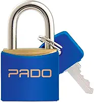 CADEADO CORES SM LT-20MM AZUL, Pado, 51016378, Azul