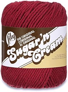 Lily Sugar 'N Cream Yarn-70.9g- Wine