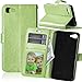 Produktbild Wenlon Handy PU Hülle für Lenovo ZUK Z2/Z2 Plus, Hochwertige Business Kunstleder Flip Wallet Handyhülle mit Card Slot Funktion, Bracket Funktion - Grün