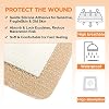 Carbou Silicone Foam Dressing with Adhesive Gentle Border,10 Pcs 3x3 and 10 Pcs 4x 4Adhesive Waterproof and High Absorbency Square Wound Care Dressing Bandage for Pressure Sore, Leg Ulcer, Diabet
