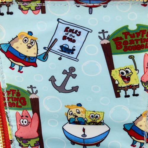Loungefly Nickelodeon: Spongebob SquarePants 25th Anniversary - Spongebob and Mrs. Puff in Boatmobile Crossbody Purse, Amazon Exclusive4