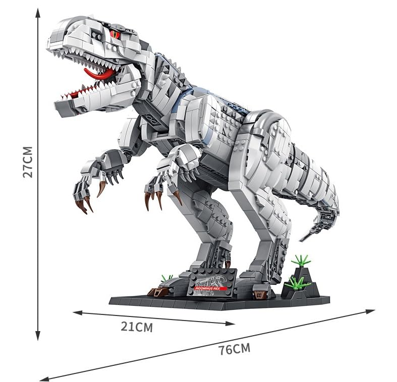 Dinosaurier Bausteine Bausatz Modell, Klemmbausteine Bauset Konstruktions Set