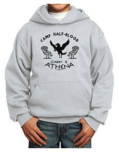 TOOLOUD Camp Half Blood Cabin 6 Athena Youth Hoodie Pullover Sweatshirt