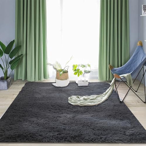 Tapis rectangle 185 x 350 cm en polyester lavable pour la maison - 2