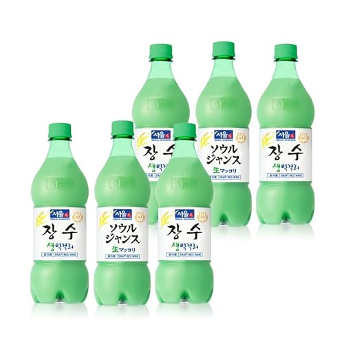 【ソウル長寿生マッコリ】 ソウルジャンス生マッコリ【750m×6本】韓国マッコリ (ペットボトル入）
