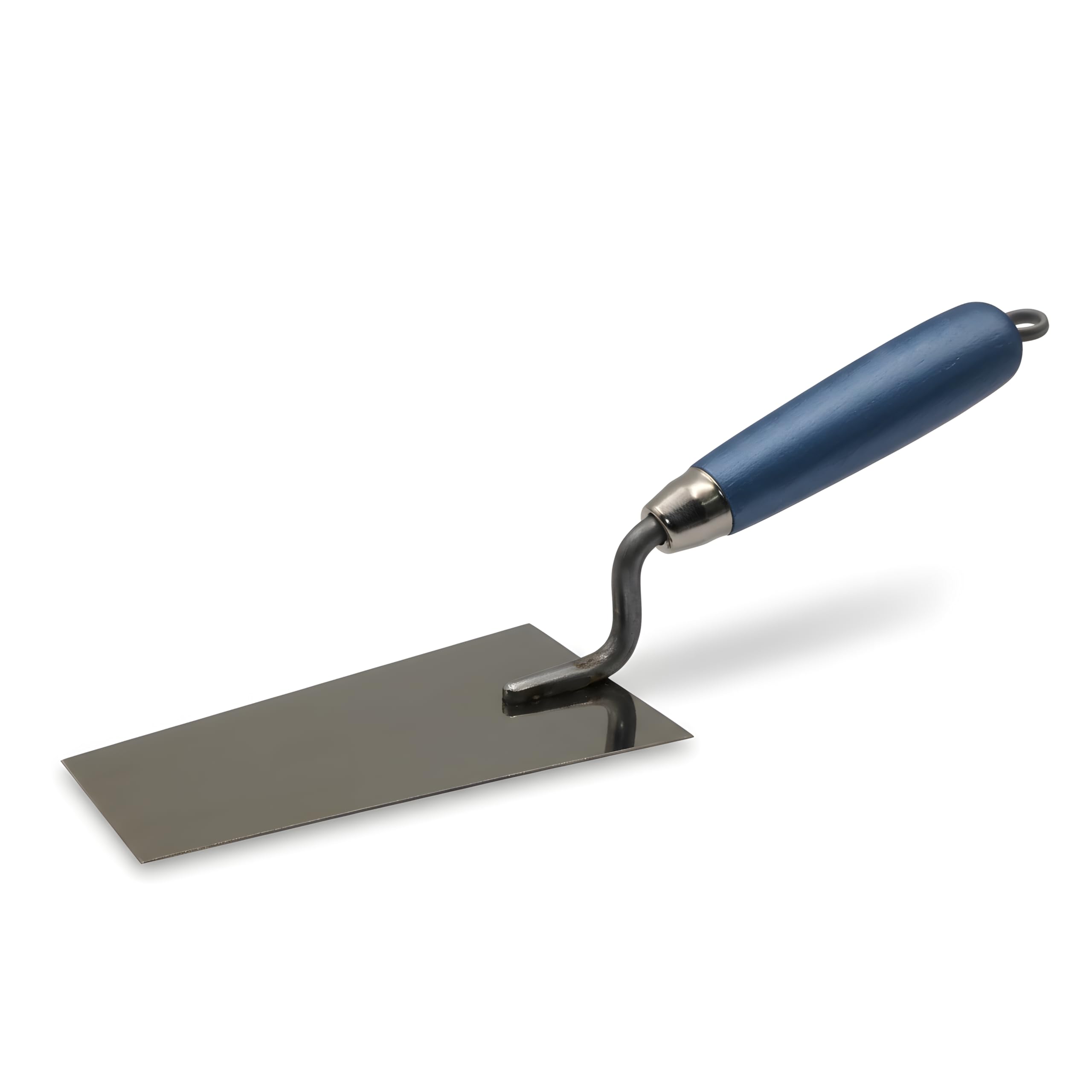 DEWEPRO Lot De 3 Taloches Berner 145x80x55 mm – Truelles en Acier Inoxydable avec Manche en Bois Verni – Petites Truelles De Maçon pour Enduit, Stuc Et Mortier – Outil Durable Et Polyvalent