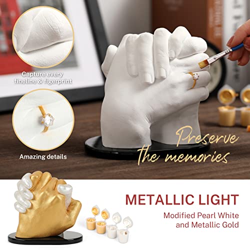 Unitystar Hand Casting Kit For Family, Hand Mold Casting Kit For Couples Hand Sculpture Kit Anniversary Diy Gift Hand Statue Kit Adult Mother's Day Gift, Wedding, Friends #TOP1