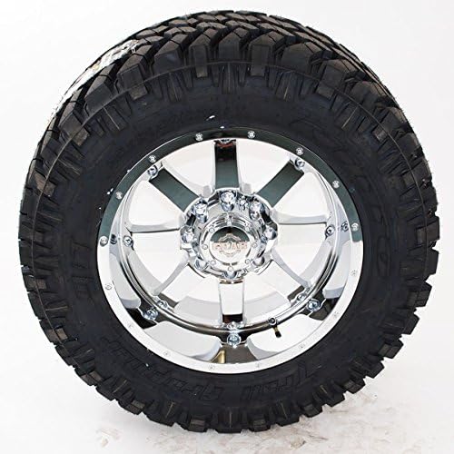 Wheel & Tire Package 20x10 Gear Alloy 726C Wheels Nitto Trail Grappler MT 305/55R20 Tires Trucks Offroad