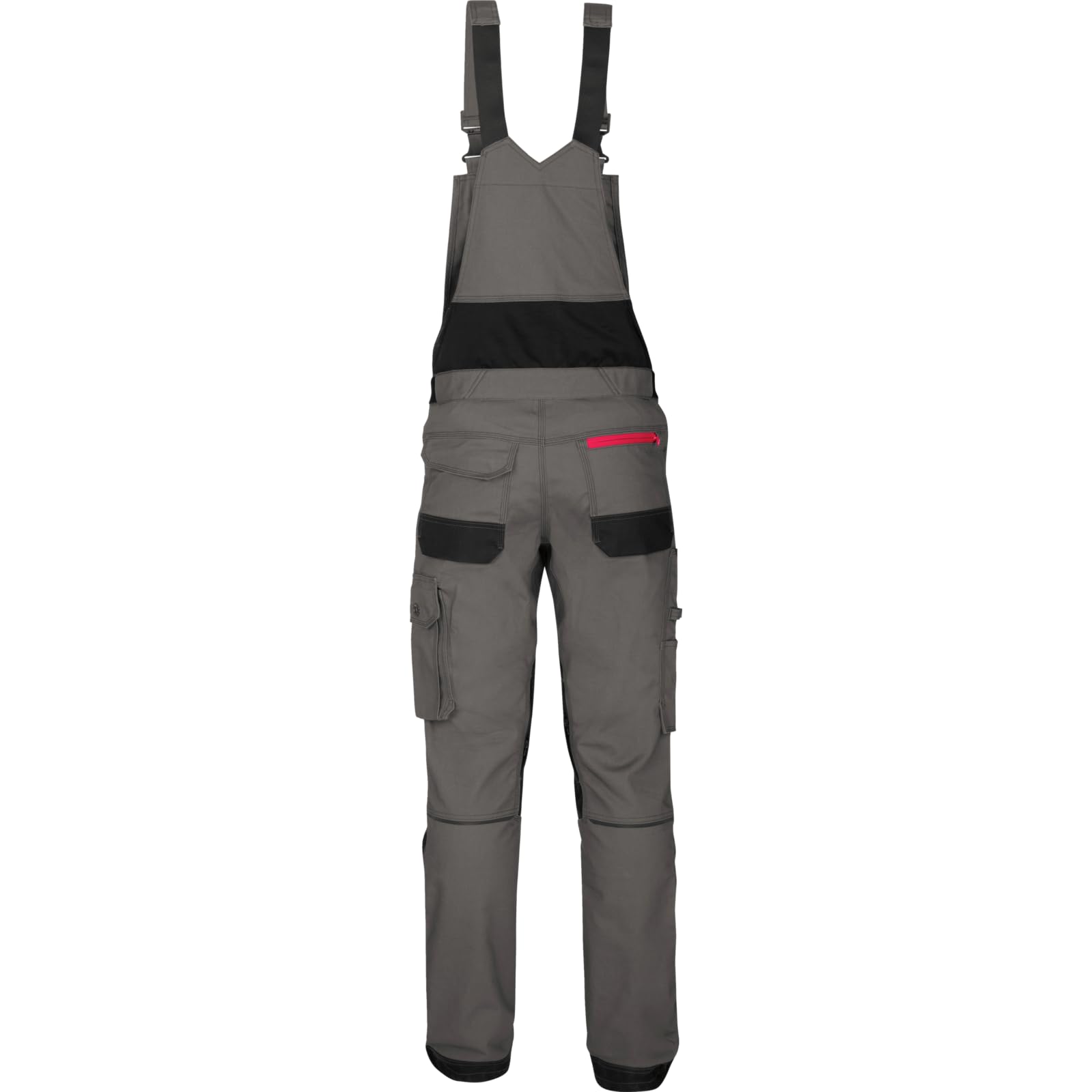 WÜRTH MODYF Arbeitslatzhose Nature - professionelle Arbeitshose für Herren - Latzhose mit Knieschutztaschen - in den Größen 24-110 in Grau und weiteren Farben