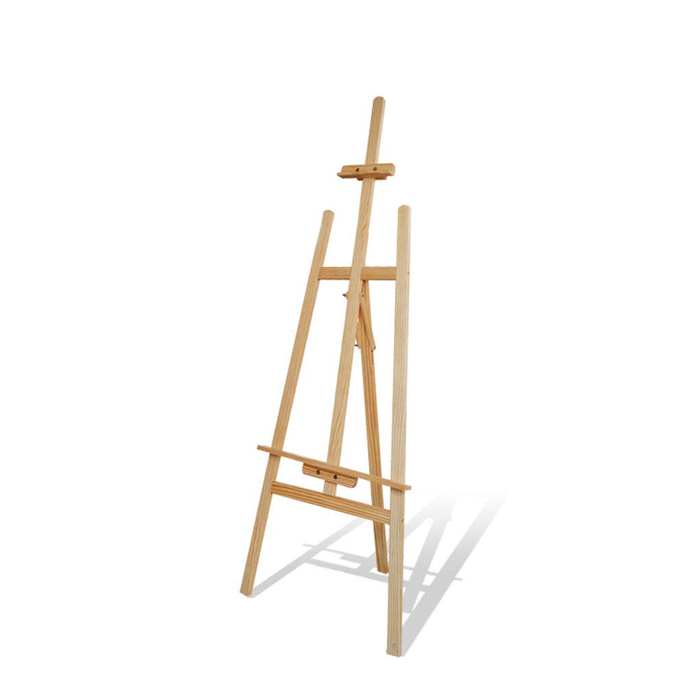 NGDFGR Easel Artist Easel Stand Display Easel Drawing Board Sketch Easel Folding Scaffolding Type Oil Ing Advertising Children And Adult Training Center/175Cm/175Cm,