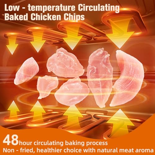 Haustier-Hühnchenchips 70g, Premium Hundesnacks aus Hühnchenfleisch, Niedriges Fett Hochprotein, Ideal für Training & Belohnung, Knusprige Dünne Chips in Premiumdose