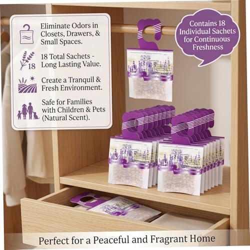Sachet de Lavanda para Cajones y Armarios, Pack 18 miniatura 6