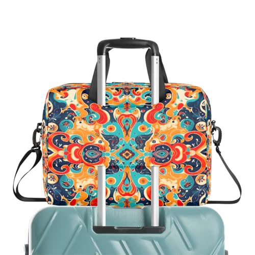 Bolso Maletín para Laptop 16 pulgadas Rojo Azul miniatura 7