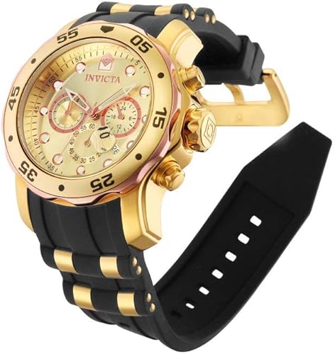 Miniatura 2 de Invicta Mens 17884 Pro Diver Analog Display Swiss Quartz Black Watch