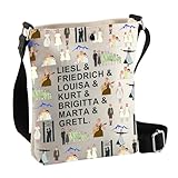 BDPWSS Theatre Musiical Gift Drama Lover Crossbody Bag Music Lover Gift Theatre Fans Handbag (Music sound people Cbag)