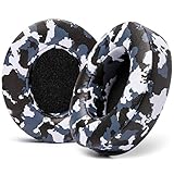 WC Wicked Cushions Replacement Ear Pads for Beats Studio 2 & 3 (B0501, B0500) Wired & Wireless | Does NOT Fit Beats Solo | Softer PU Leather, Enhanced Foam & Stronger Adhesive | Snow Camo