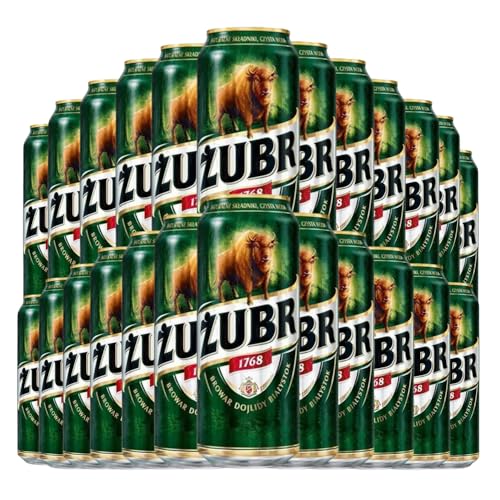 Zubr Polish Lager | Imported Beer | 500ml cans | Pack of 24