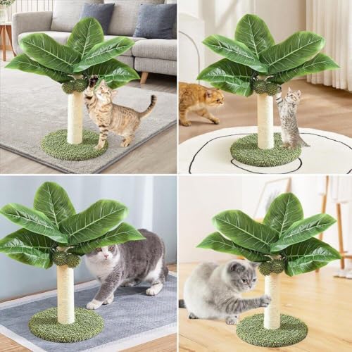 Arbre à chat pour chats d'intérieur avec base stable et griffe robuste - 6