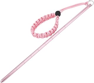 Vbestlife Diving Stick Pointer 34cm Aluminum Scuba Noise Maker Stick Rod Pointer Lobster Tickle Stick with Parachute Lanyard(Pink) Lobster Tickle Stick