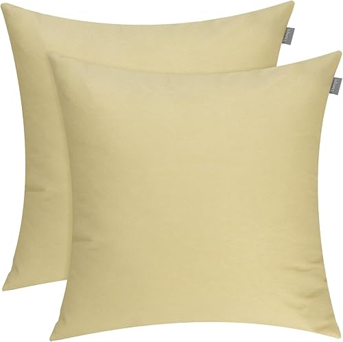 Vista 79 de Thmyo Paquete de 2 fundas de almohada cuadradas decorativas de algodón, fundas de almohada de sublimación en blanco, fundas de cojín blancas